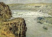 unknow artist Lewis and Clark at the Great falls of the missouri china oil painting artist
